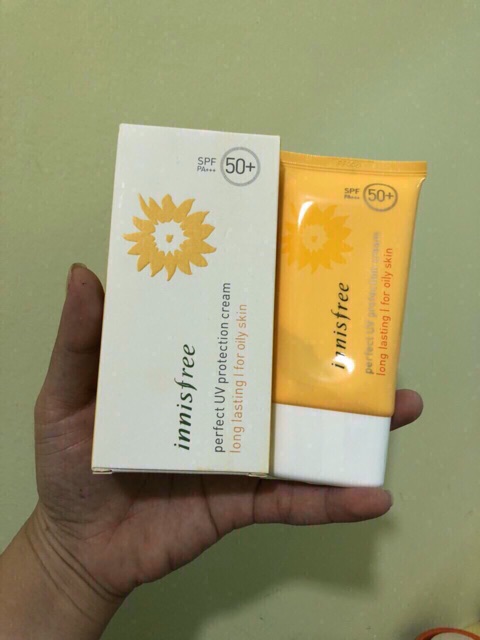 Kem Chống Nắng Innisfree Perfect Uv Protection Cream Long Lasting For Oily Skin SPF 50 PA+++