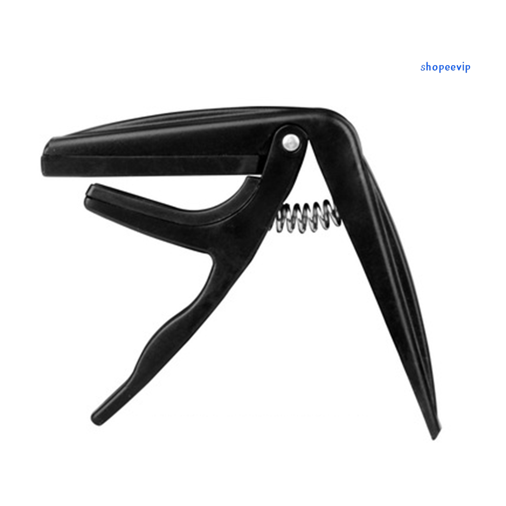 Steel Quick Change Acoustic Ukulele Pick Capo Key Tuning Clamp Accessory