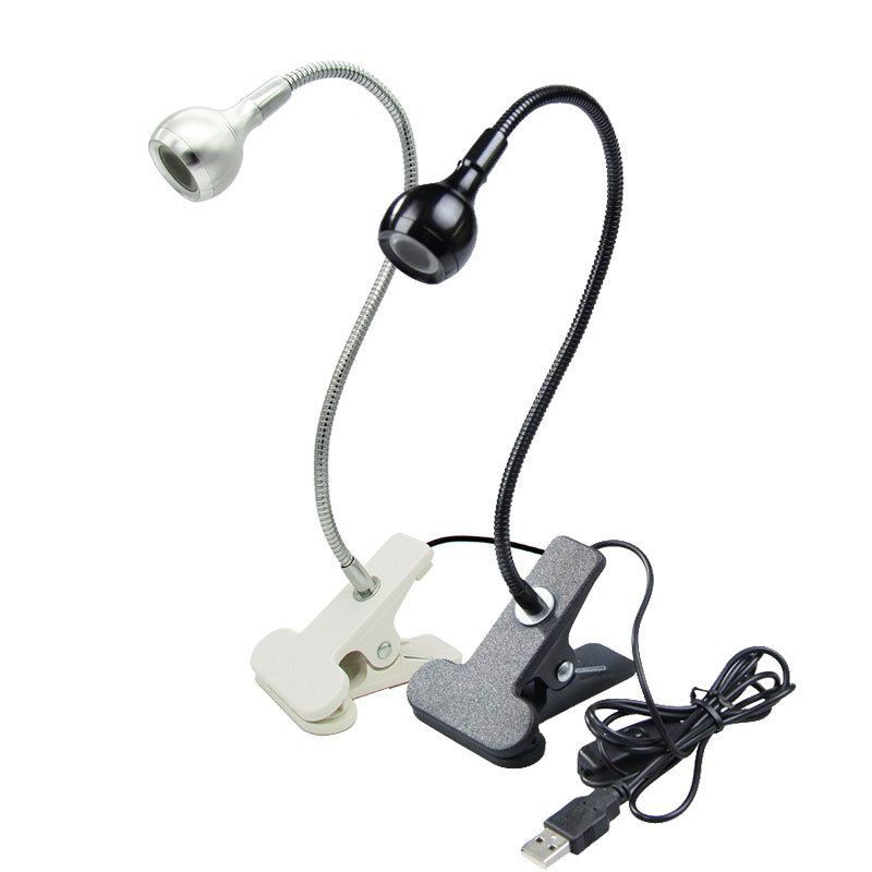 Đèn đọc sách  Gujeneck kiểu dáng Mini nhỏ gọn, đọc sách cá nhân kẹp bàn hoặc đầu giường ánh sáng vàng