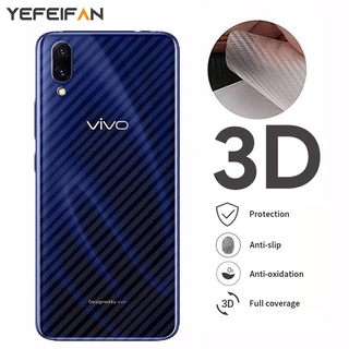 Miếng Dán Sợi Carbon Bảo Vệ Mặt Sau Cho Vivo Y20i Y20 2021 Y11 Y12 Y15 Y17 Y19 Y30 Y50 Y85 Y91 Y91i Y91c Y93 Y95 Y20s