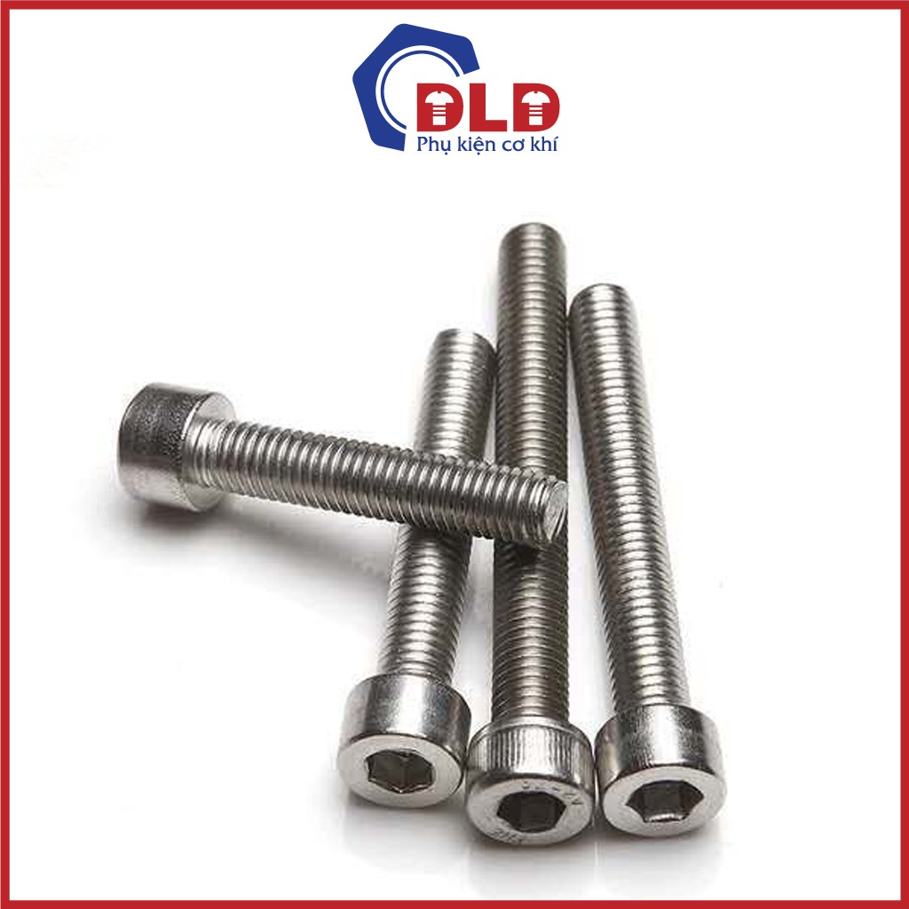 Set 50 bu lông lục giác chìm đầu trụ, bulong đầu bằng, bulong đầu chỏm cầu M4-5-6 các loại