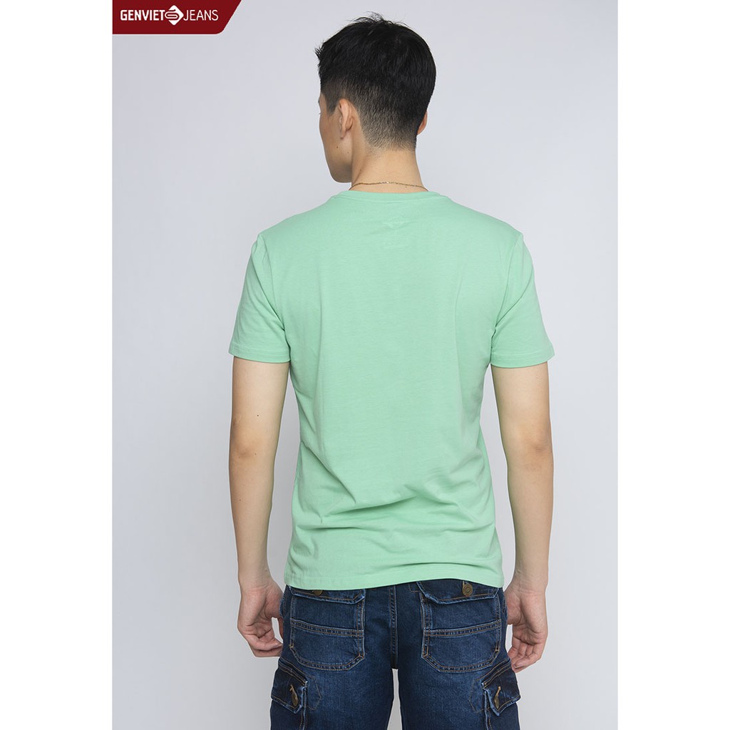 Áo Thun T-Shirt Nam Họa Tiết Summer Genviet T4321T1181