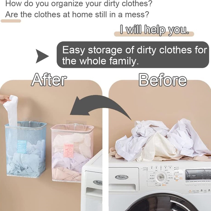 1 Giỏ Đựng Quần Áo Dơ Bằng Nylon Chống Nước Sức Chứa Lớn Đa Năng Có Thể Gập Gọn