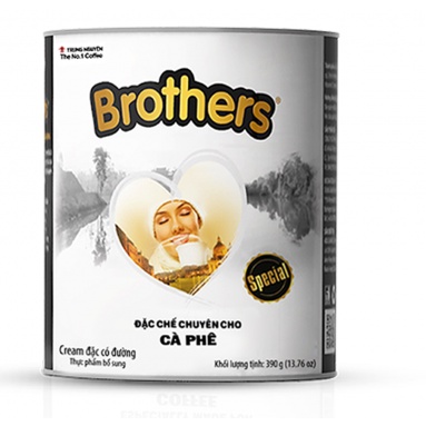 Combo 5 lon Sữa đặc Brothers Trung Nguyên Legend - Nguyên liệu pha chế cà phê