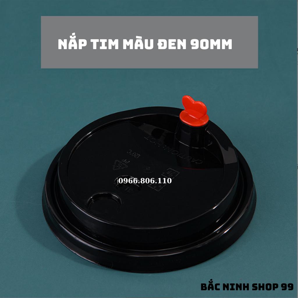 50 Cốc nhựa nắp tim PP 500ml và 700ml dùng 1 lần