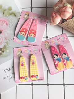 Set 2 chiếc kẹp tóc búp bê Elsa cho bé cực xinh