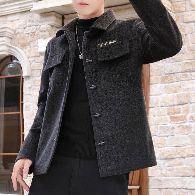 [ FREE SHIP ĐƠN 99K ]_Áo dạ nam phủ lông Hàn Quốc ( nhiều màu ) | BigBuy360 - bigbuy360.vn