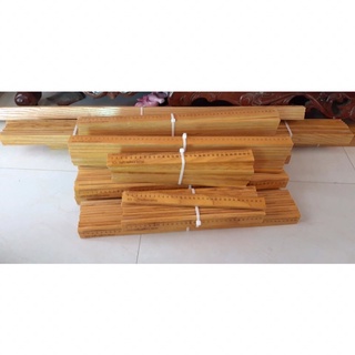 Thước 1 mét gỗ sồi