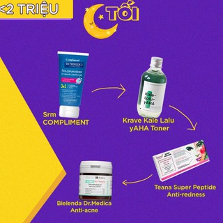 Gel Rửa Mặt Giảm Mụn Compliment No Problem 200ml