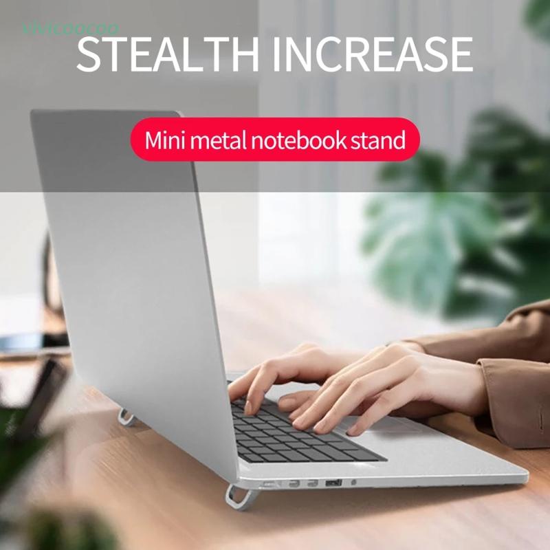 Giá Đỡ Nâng Tản Nhiệt Laptop Mini Chống Trượt Tùy Chỉnh Tiện Dụng Cho MacBooks Pro