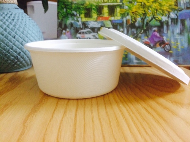 Hộp tròn có nắp bã mía Gracz dung tích 350ml