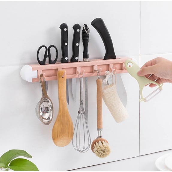 Giá kệ để dao kéo dán tường phòng bếp không cần khoan tường | BigBuy360 - bigbuy360.vn