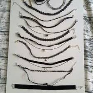 Bộ vòng cổ choker 12 món cá tính