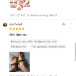Dép Sandal Thổ Cẩm Boho Vintage