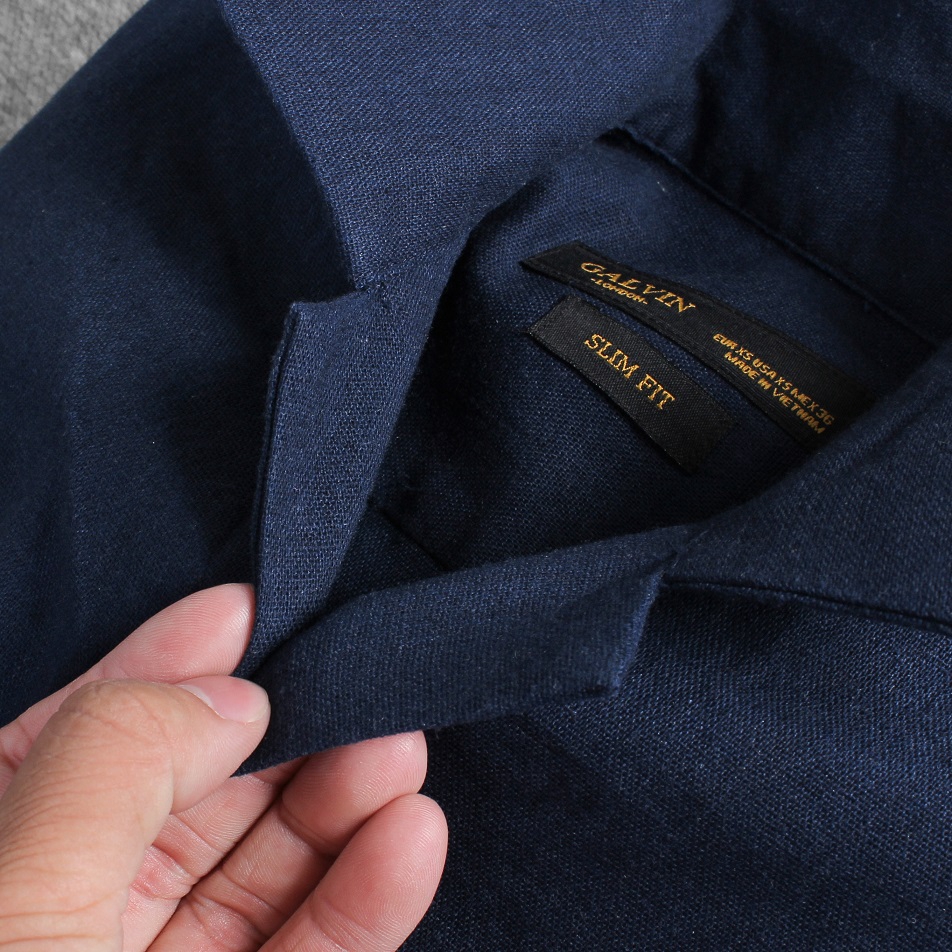 Sơ mi nam Galvin cotton Đũi tay lỡ , áo sơ mi chất đũi co giãn - Leo Vatino | BigBuy360 - bigbuy360.vn