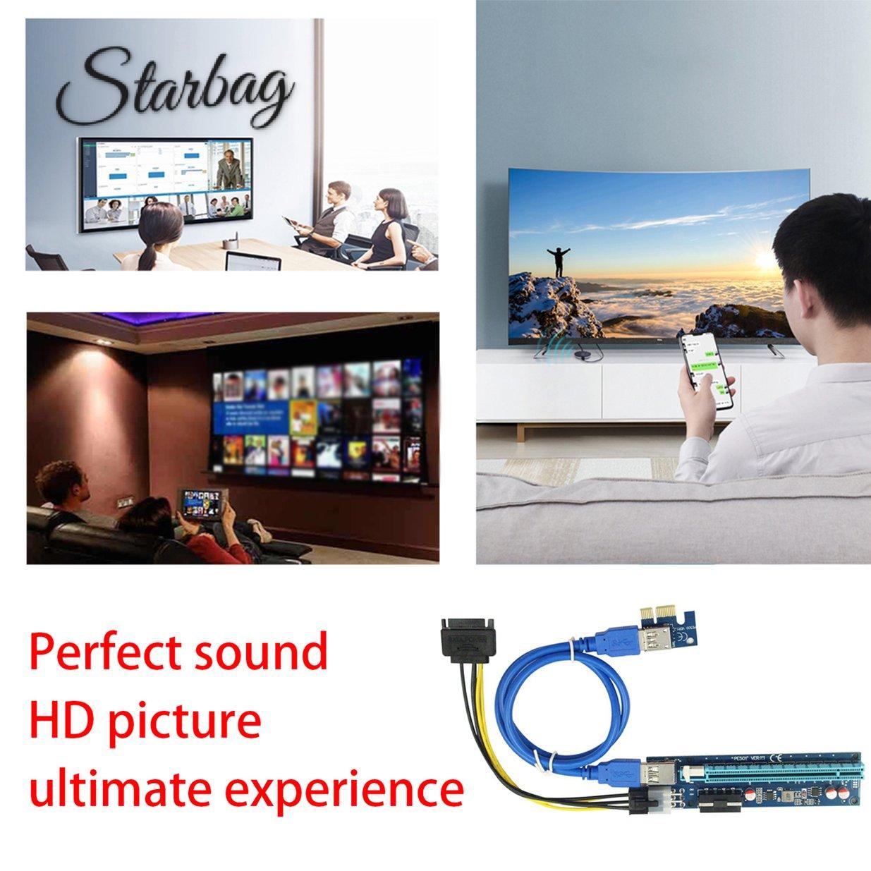Dây Cáp Mở Rộng Thẻ Video U40 009s 4pin + 6pin Pcie 1x Sang 16x | BigBuy360 - bigbuy360.vn