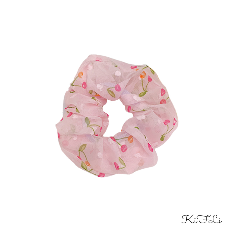 Dây Buộc Tóc Co Dãn Họa Tiết Hoa Thời Trang Cho Nữ Kifli