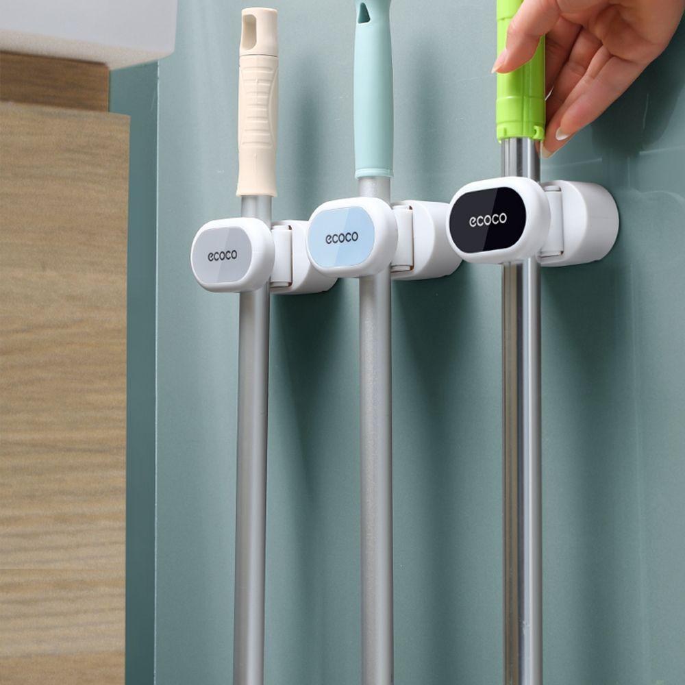 Giá Đỡ Cây Lau Nhà Gắn Tường Tiện Dụng Cho Phòng Tắm / Nhà Bếp