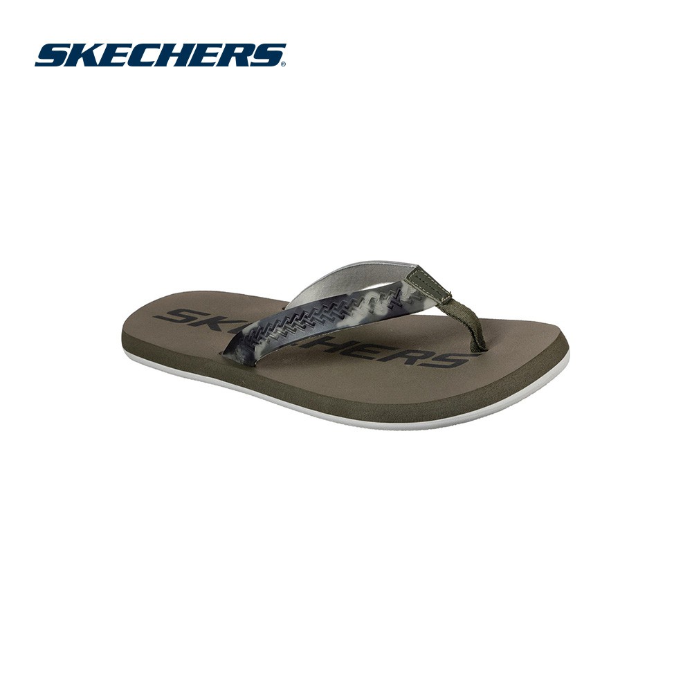 Skechers Dép Nam Camo Stretch Upper Thong - 8790062-OLMT