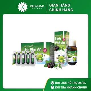 Siro ho thảo dược linh phế an, giảm ho, bổ phế hộp 20 ống, lọ 100ml
