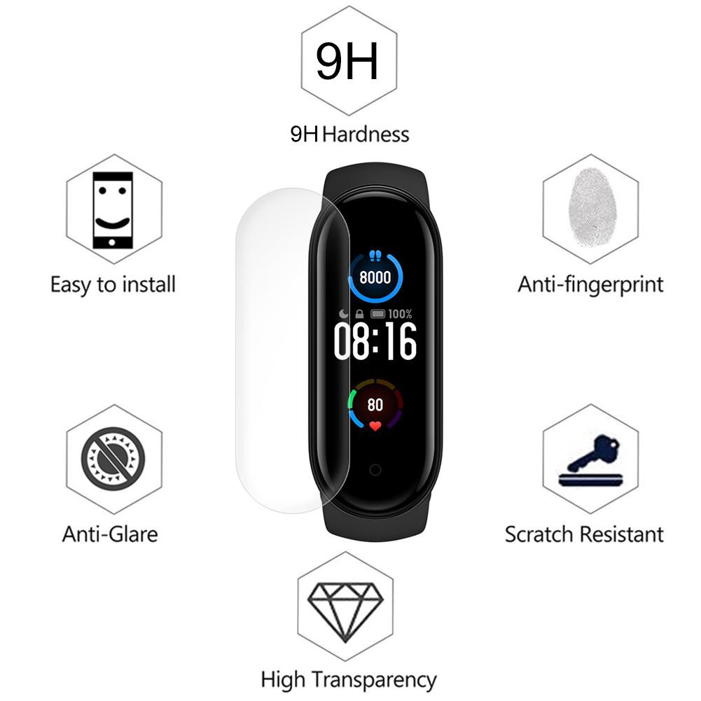 Miếng dán bảo vệ màn hình vòng đeo tay thông minh Xiaomi Mi Band 6 6 NFC 5 5 NFC