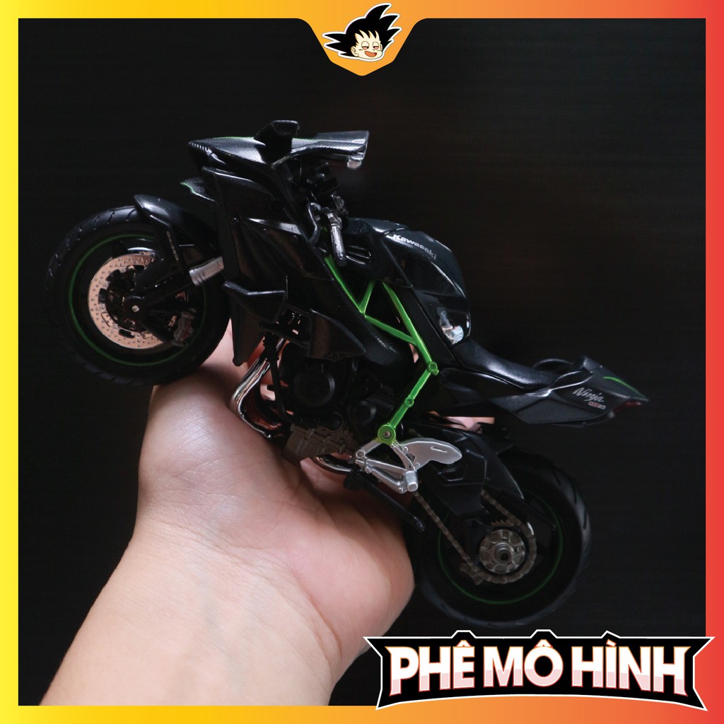 XE MÔ HÌNH MOTO KAWASAKI [ FREESHIP ] NINJA H2R TỈ LỆ 1:12 - MAISTO