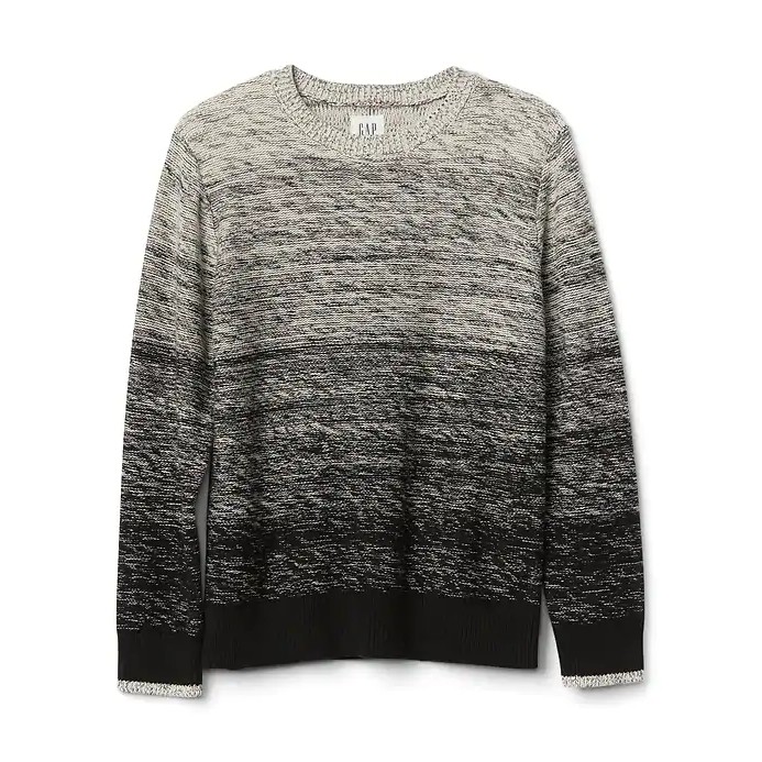 Áo len bé trai GAP Ombre stripe crewneck sweater size XS _ hàng chính hãng authentic