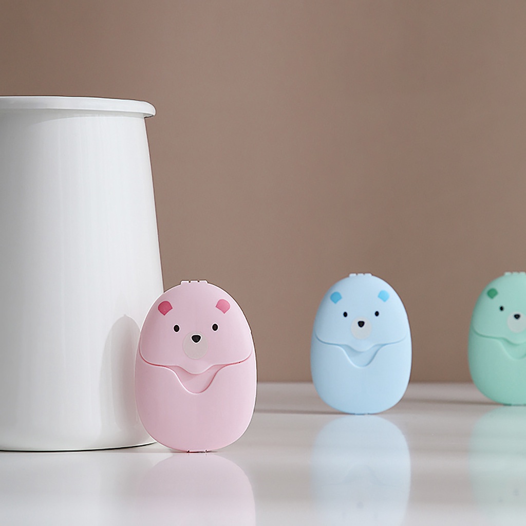 Xà Phòng Giấy Nhiều Mùi Dùng Một Lần Tiện Lợi Du Lịch, Xà Bông Khô Mini Bỏ Túi