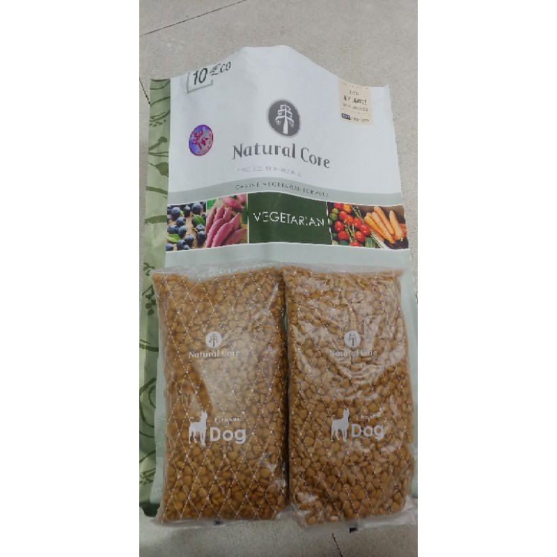 🐕400g🐶THỨC ĂN HỮU CƠ NATURAL CORE CHAY CHO THÚ CƯNG thuần chay tốt cho sức khỏe, thích hợp với mọi lứa tuổi.