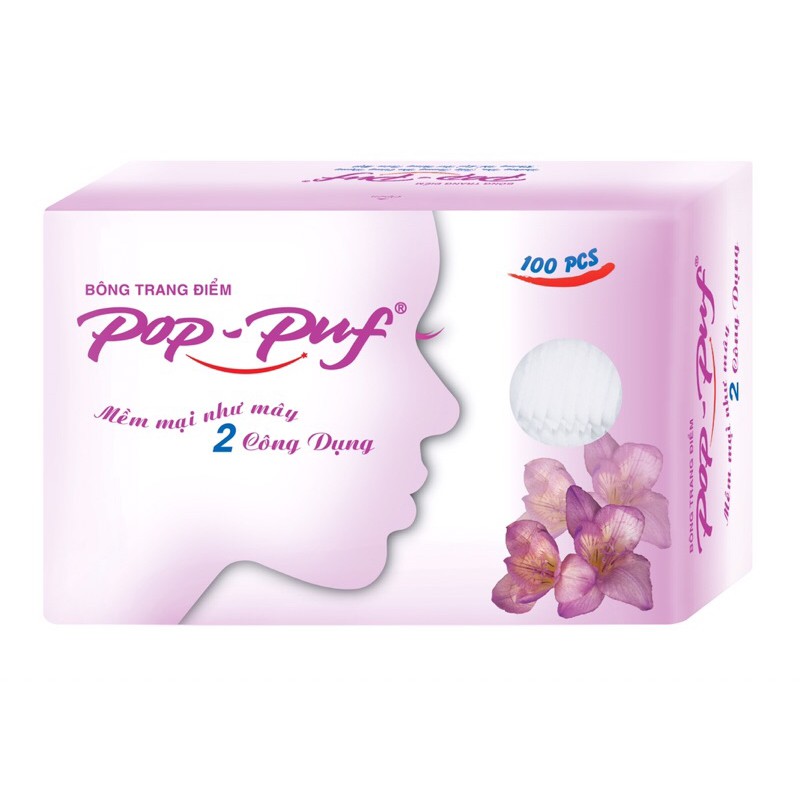 BÔNG TẨY TRANG POP-PUF 2 CÔNG DỤNG