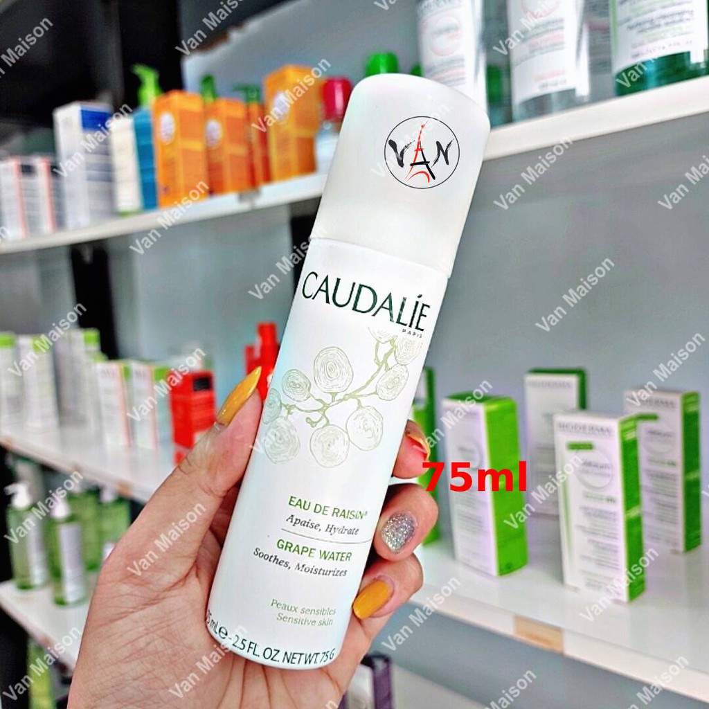 Caudalie xịt khoáng nho caudalie giữ ẩm và chống lão hóa dành cho mọi loại da 75ml - 200ml - 300ml Van maison