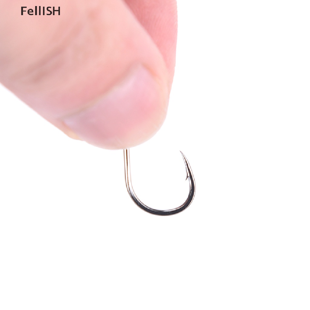 Set 100 Lưỡi Câu Cá Bằng Thép Không Gỉ Chất Lượng Cao 439br