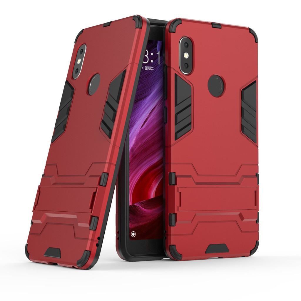 Ốp lưng Chống Sốc Iron Man cho Xiaomi Redmi Note 5 Pro, Note 5, Note 4, Redmi S2 - Hàng Cao Cấp