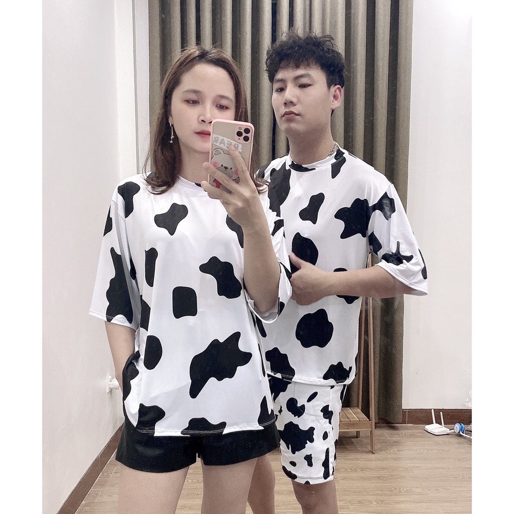 {Có Size}Áo Thun Ngựa Vằn Tay lỡ From Rộng Unisex