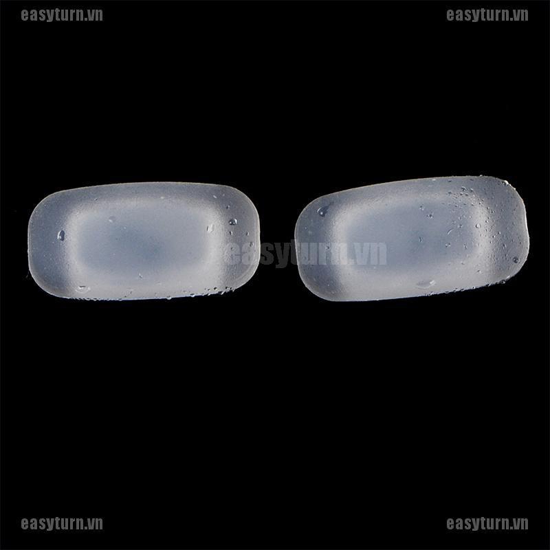 EASY 5 Pairs silicone eyeglass sunglasses glasses nose pads soft rectangle vision