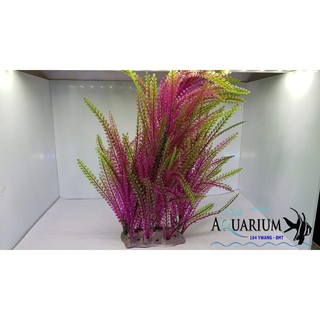 Cây nhựa lớn trang trí bể cá