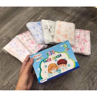 khẩu trang tre em 4 lớp kháng khuẩn!