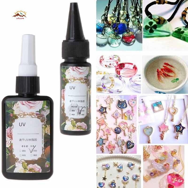 Keo nhựa resin UV tự làm trang sức chuyên dụng