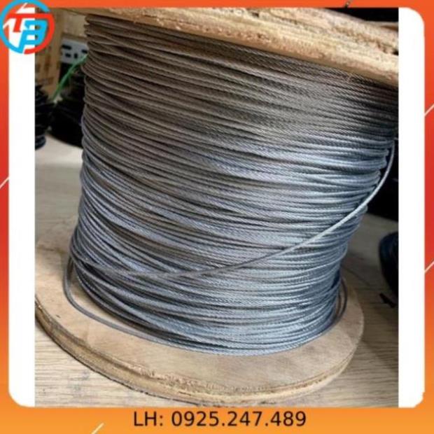 Cáp Thép Mạ 2 li ( Cáp Lụa - Cáp Trần ) cáp thép Thái Bình Vina