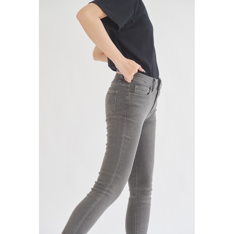 Quần skinny jeans LEN clothing xám nhạt 8008 | BigBuy360 - bigbuy360.vn