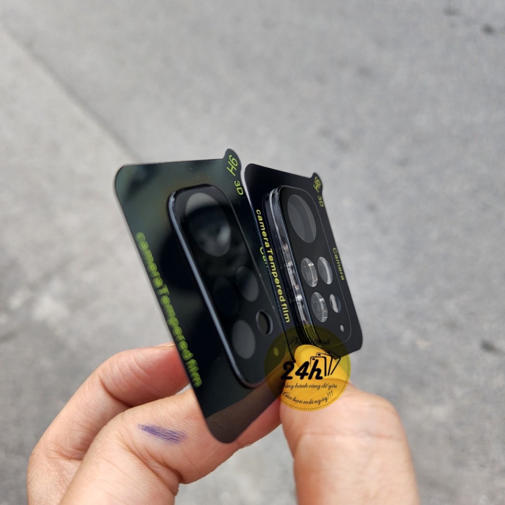 Kính Cường Lực Camera FULL đen loại xịn Cho Xiaomi Xiaomi Redmi Note 11 Note 11S Note 11T 5G Note 11 Pro