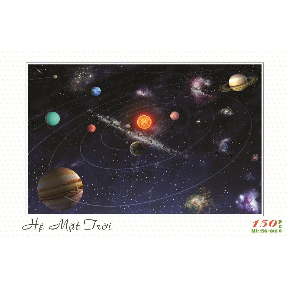 Bộ tranh xếp hình 150 mảnh – Hệ Mặt Trời