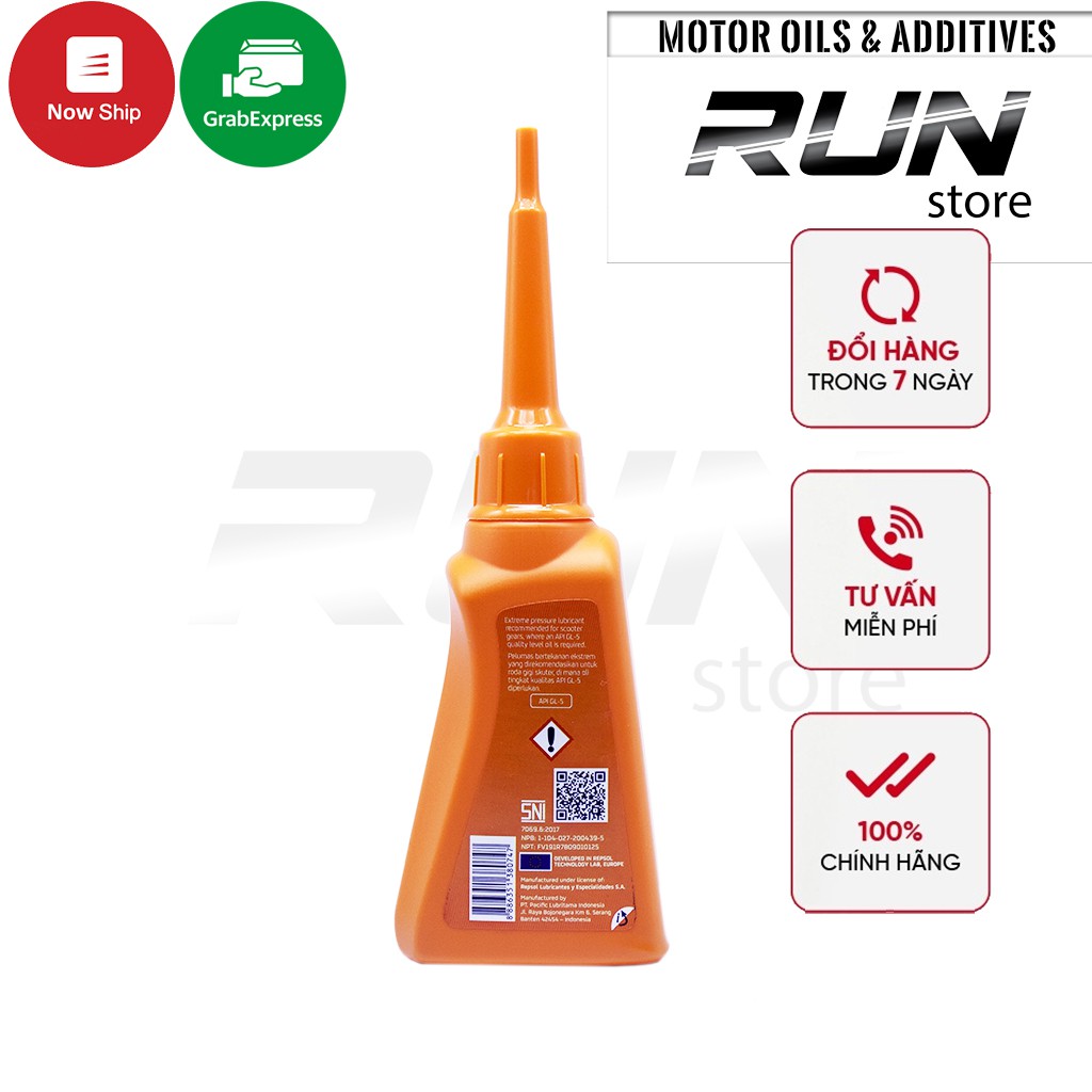 Nhớt Láp - Nhớt Hộp Số Repsol Gear Oil 80W-90 120ml - Dùng Cho Xe Tay Ga