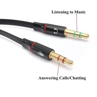 Jack chia Audio và Mic (kèm quà tặng)