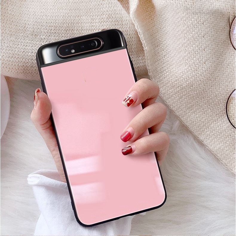 Ốp Lưng SAMSUNG GALAXY A80 Mặt kính gương sáng bóng cao cấp