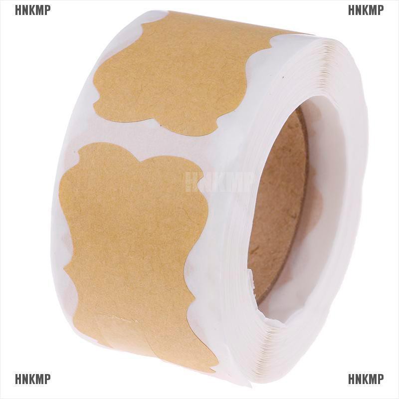 Set 300 miếng dán trống dùng ghi tên nhãn hiệu/gói quà tặng đám cưới tiện lợi