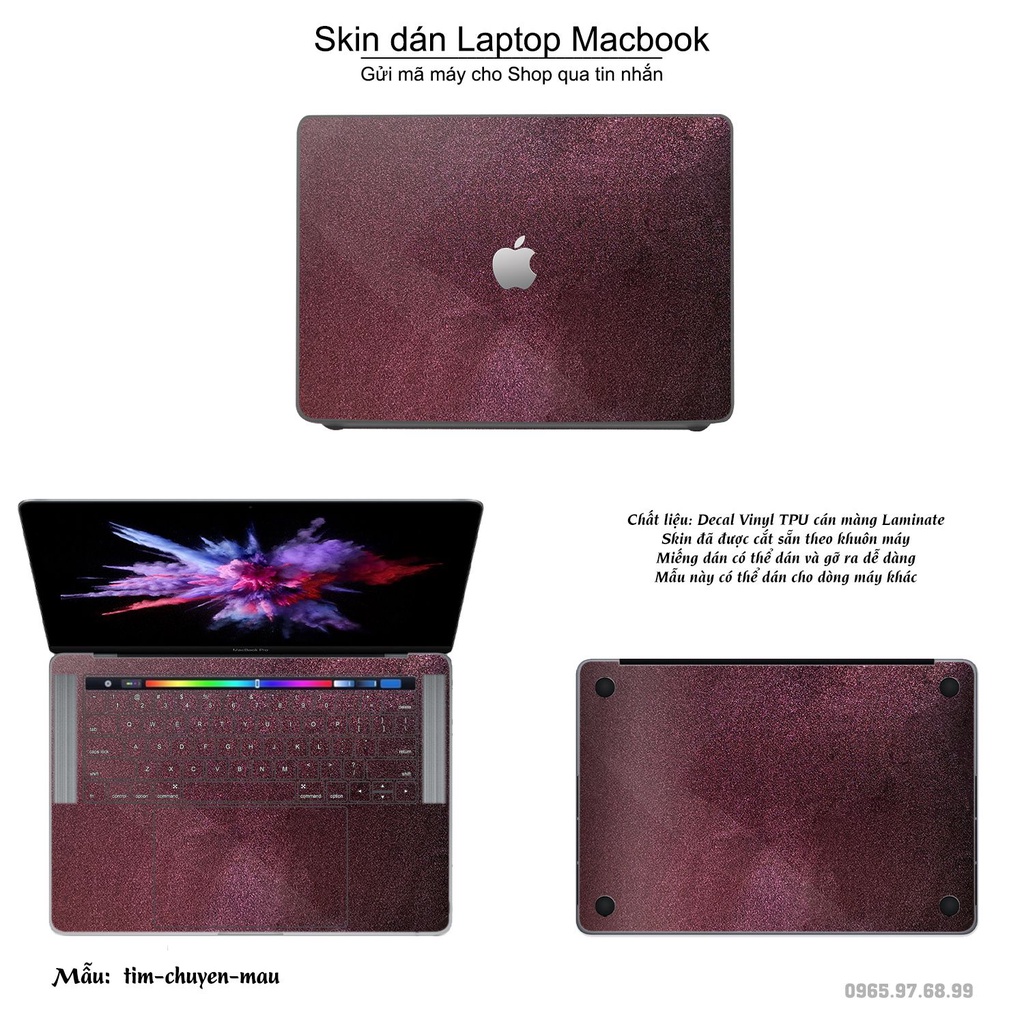 Skin dán Macbook mẫu Aluminum Chrome bạc bóng (đã cắt sẵn, inbox mã máy cho shop)