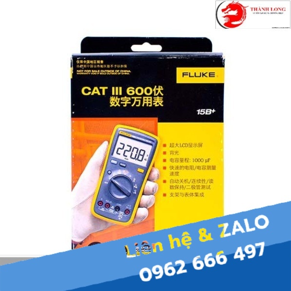 Đồng hồ vạn năng FLUKE F-15B+