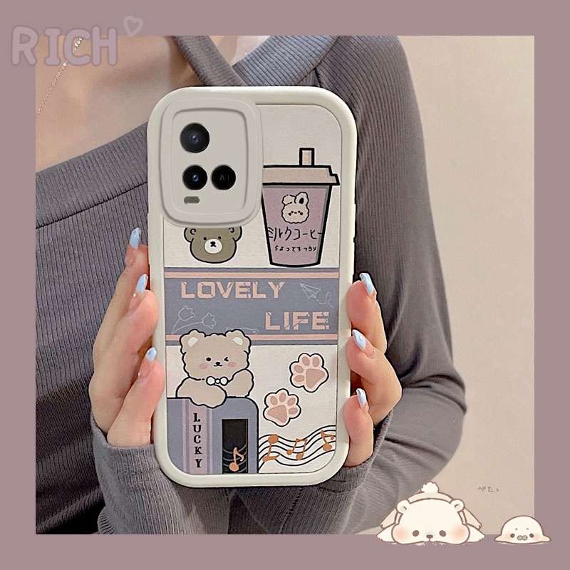 Ốp lưng Vivo Y21 ốp lưng Vivo Y21S ốp lưng Vivo Y33S ốp lưng Vivo T1X Ốp Điện Thoại silicone Mềm Chống Sốc Cho Vivo Y21S Y21 Y33S T1X