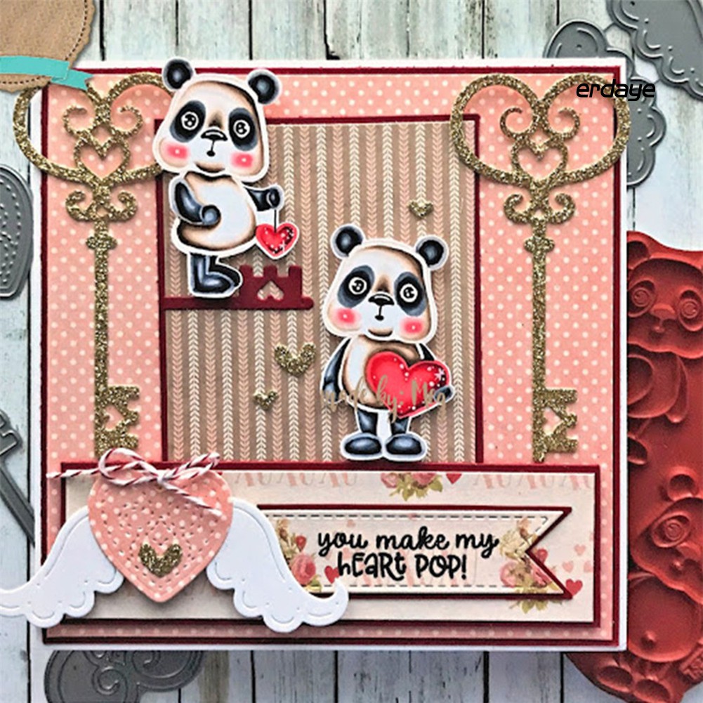 Khuôn Cắt Giấy Làm Từ Kim Loại Tạo Khung Viền Ren Hoa Trang Trí Scrapbook